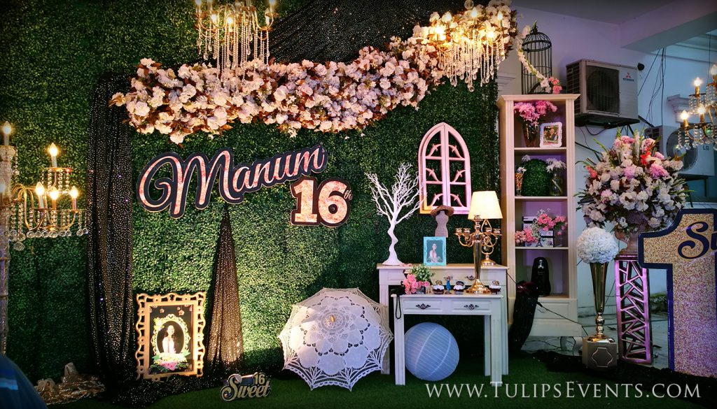 Sweet 16 Outdoor Theme Party - Tulips Event Management