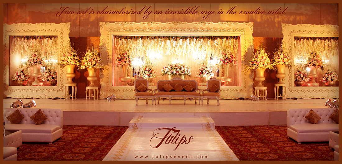 best wedding stage decoration setup planner tulips event in Pakistan
