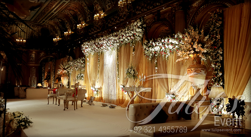 Grand Walima Stage Decoration Setup Planner in Lahore Pakistan 05