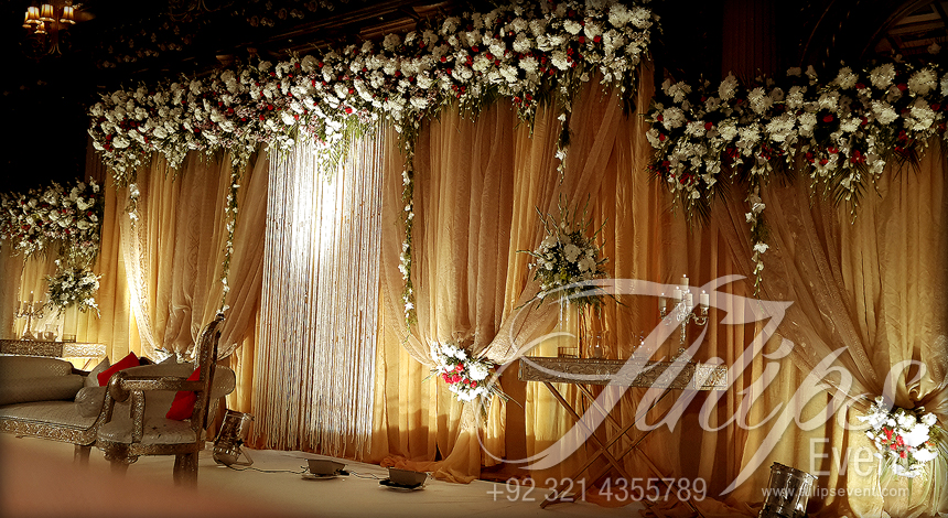 Grand Walima Stage Decoration Setup Planner in Lahore Pakistan 14