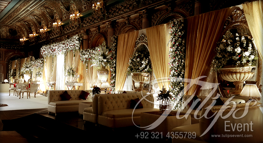 Grand Walima Stage Decoration Setup Planner in Lahore Pakistan 18