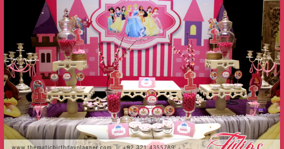 Princess 1st birthday party