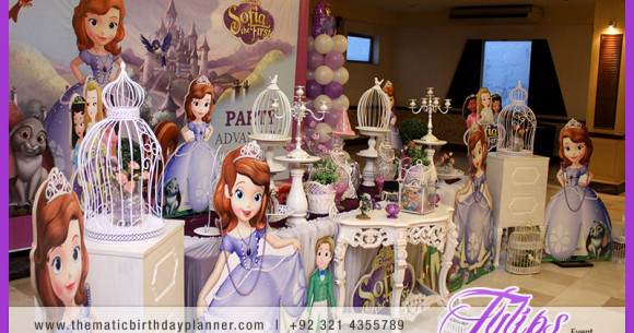 Sofia the first themed party