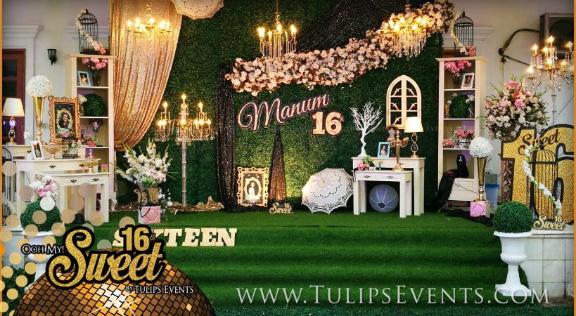 Sweet 16 Outdoor Theme Party Tulips Event Management
