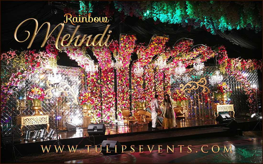 Fairy Tale Wedding Mehndi Roof Decoration ideas in Pakistan (2)