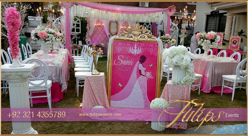 Outdoor Bridal Shower Theme Tulips Event Management