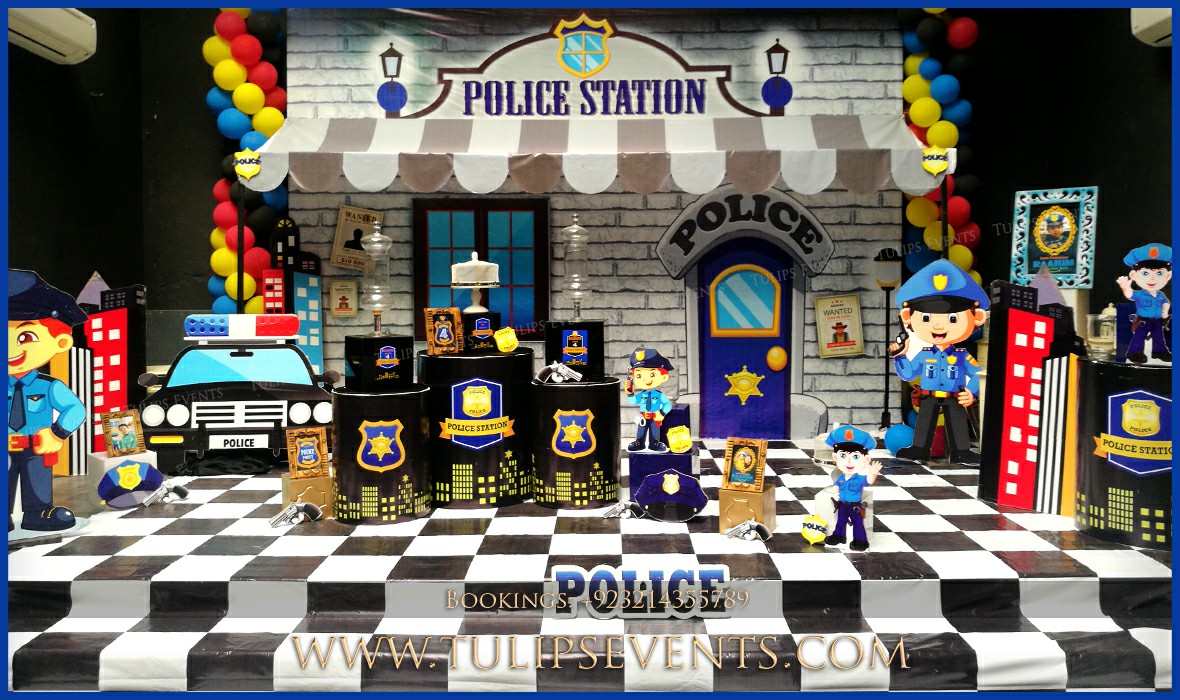 Police Theme Party ideas in Lahore Pakistan (1)