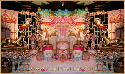 Pink Carousels Birthday Party
