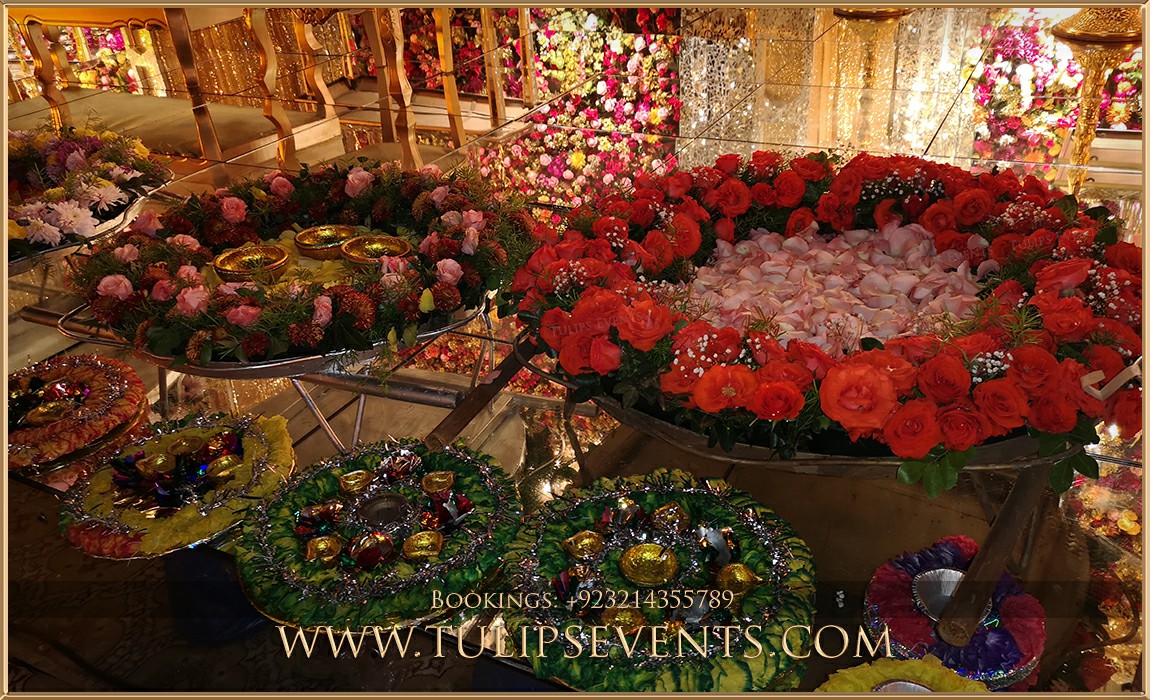 Royal Mughal Garden Theme Wedding Mehndi in Pakistan (28)
