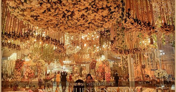 Pakistani Wedding Ceiling Decor