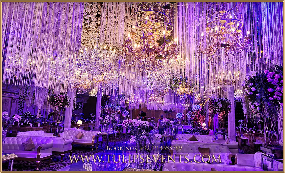 blue oceans walima decorations stage setup ideas in Pakistan (29)