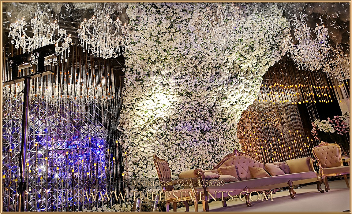 blue oceans walima decorations stage setup ideas in Pakistan (31)