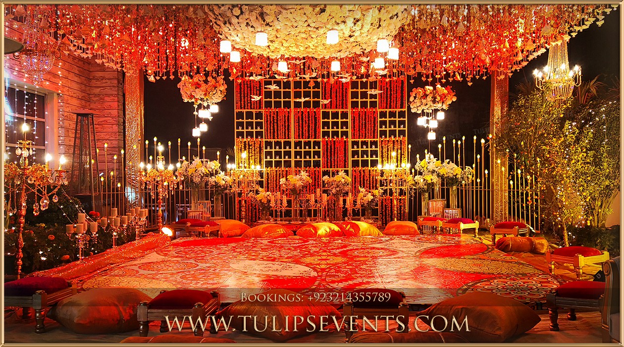 best dholki event decor in home Pakistan (1) - Tulips Event Management