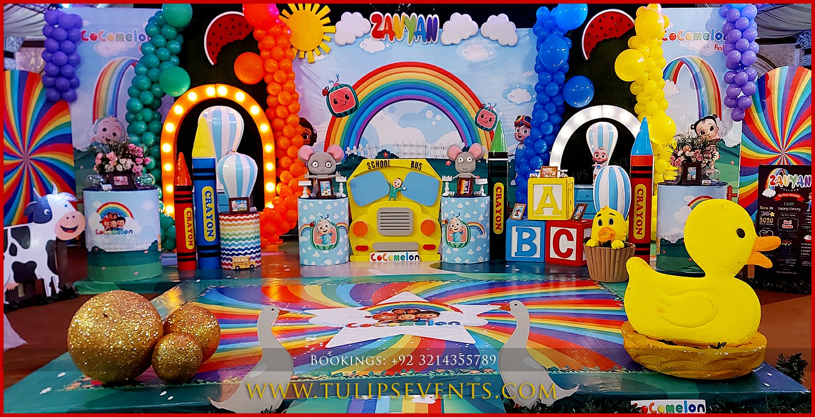 CoComelon Nursery Rhymes Party planner in Mirpur Pakistan (1)