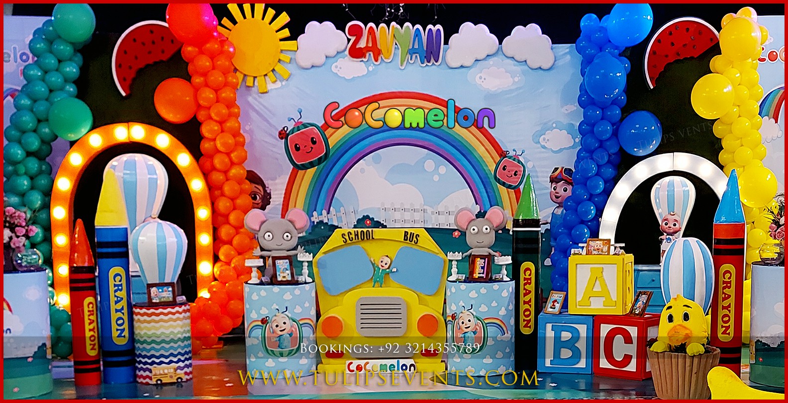 CoComelon Nursery Rhymes Party planner in Mirpur Pakistan (10)