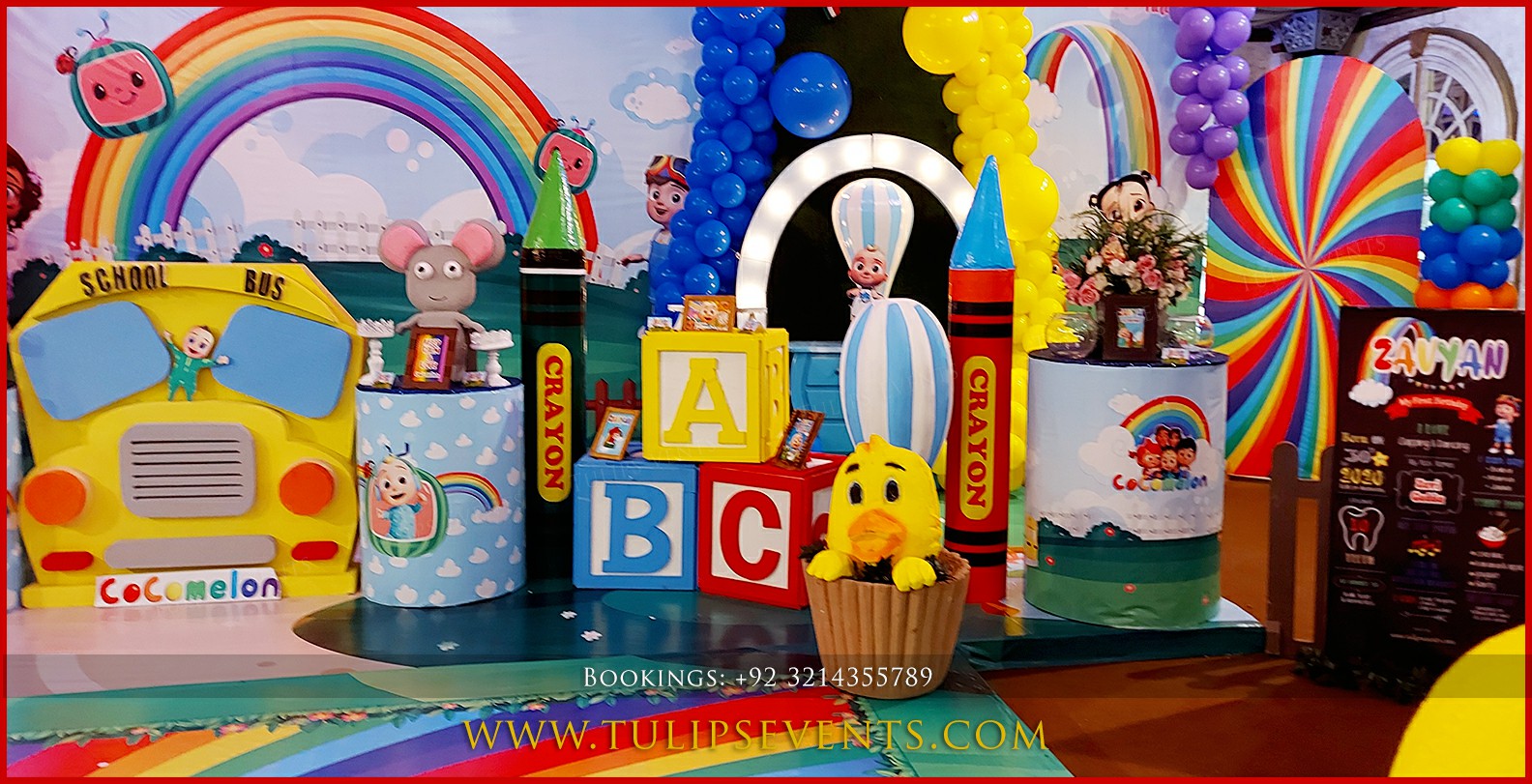 CoComelon Nursery Rhymes Party planner in Mirpur Pakistan (2)