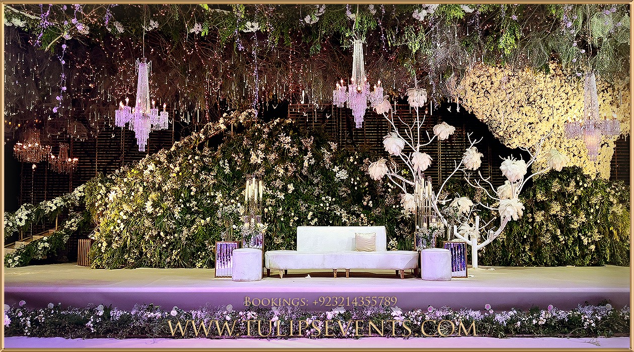 Enchanted Forest Wedding Theme Decorations by Tulips Events (3)