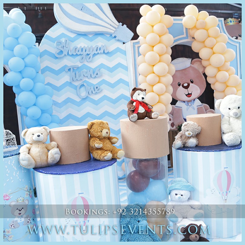 teddy bear 1st Birthday Theme decor tulips events (13)
